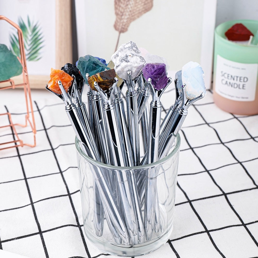 Raw Stone Manifestation Pens