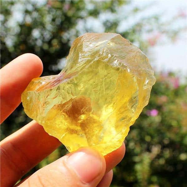 Natural Raw Citrine Stone