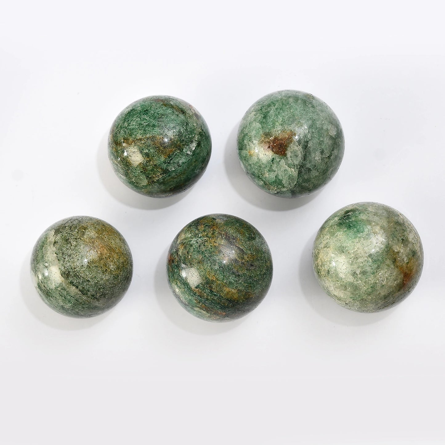 Natural Fuchsite Sphere - Crystal to Manifest Happiness