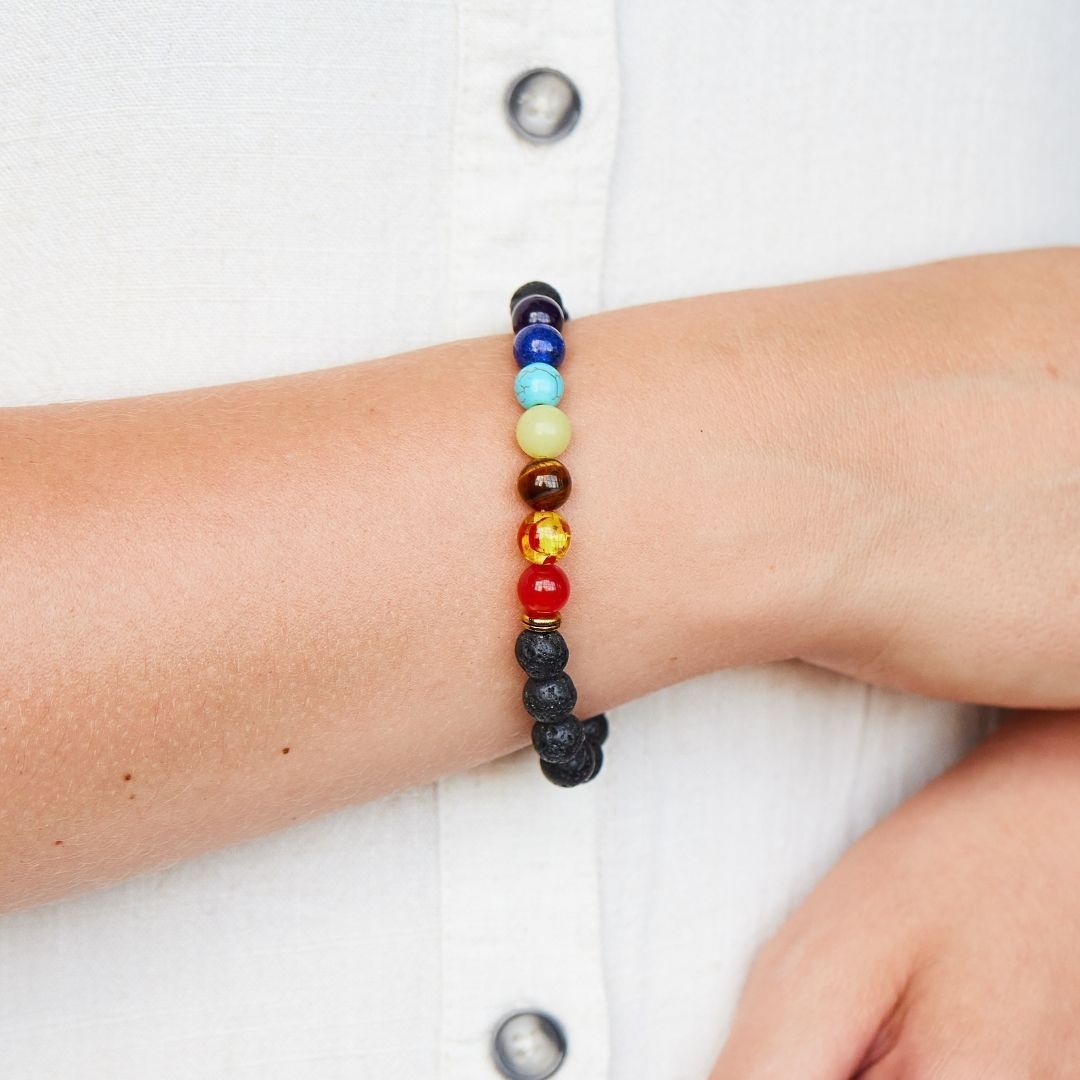7 Chakra Bead Bracelet