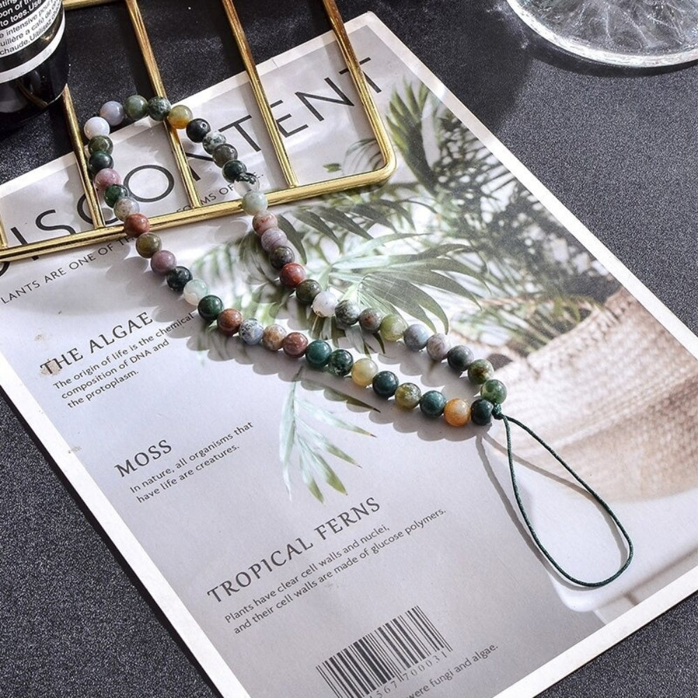 Natural Gemstone Phone Strap