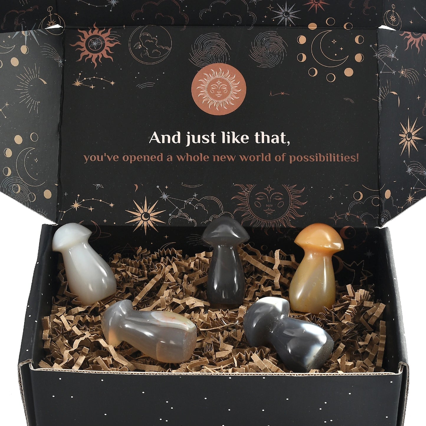 Multi Agate Mushroom Crystal – A Unique Energy Balancer