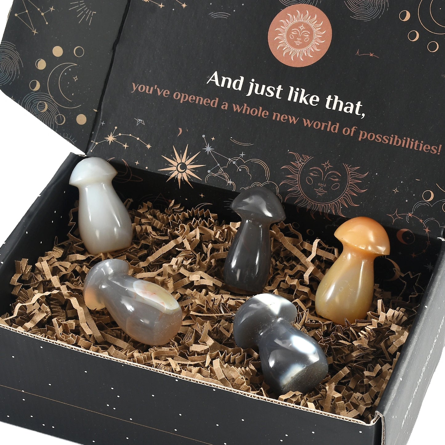 Multi Agate Mushroom Crystal – A Unique Energy Balancer