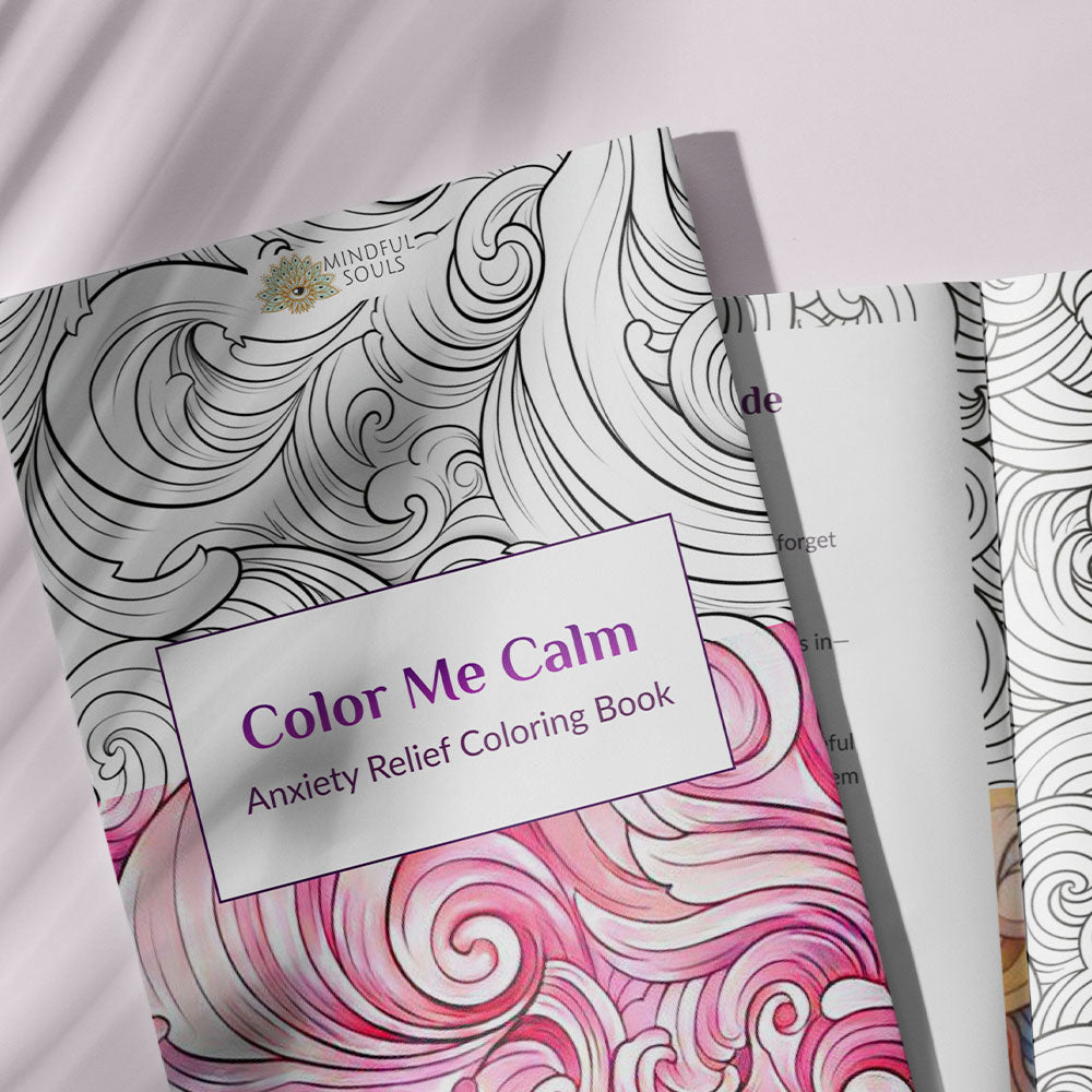 Livre électronique imprimable à colorier pour soulager l'anxiété