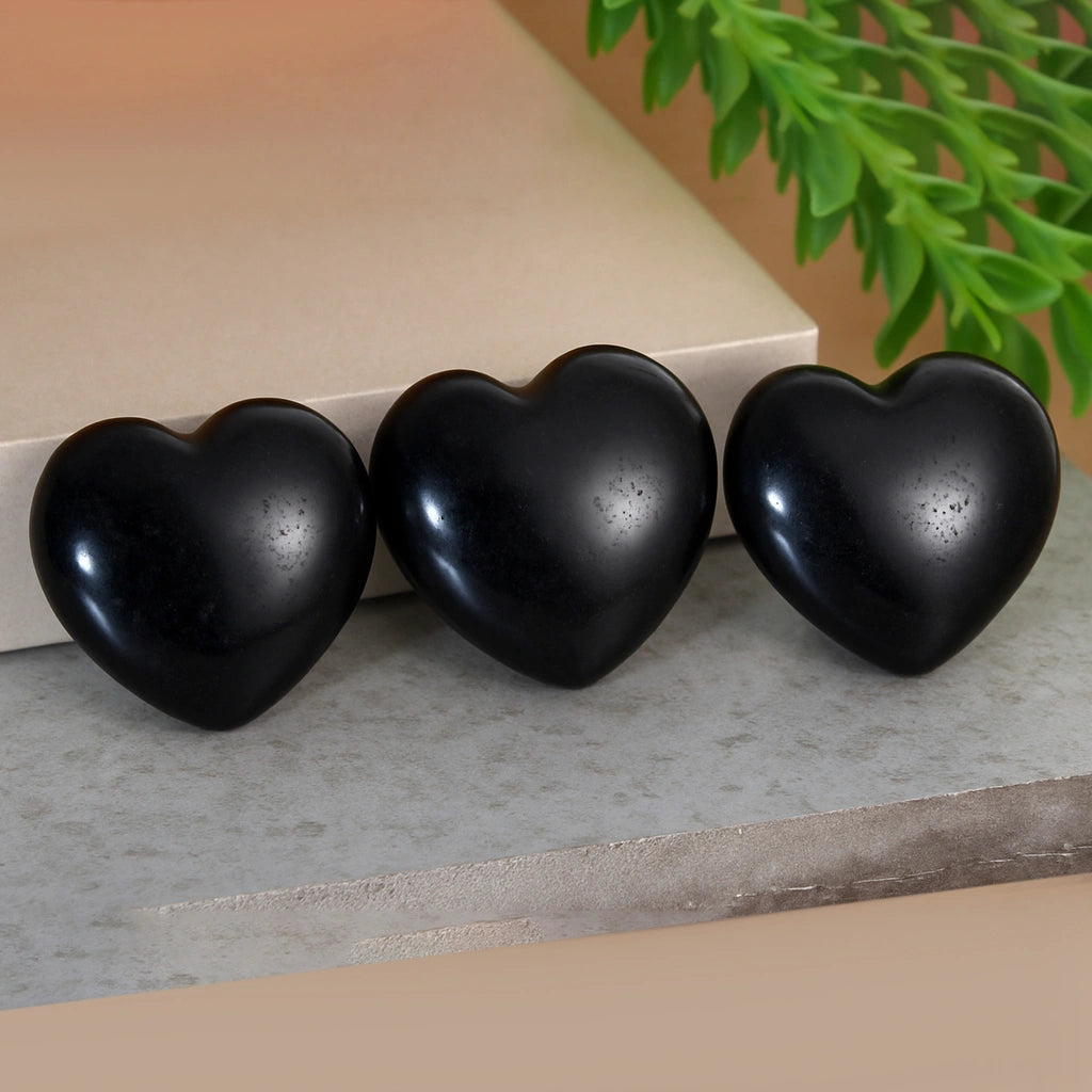 Cœur en tourmaline noire – Bloquez les mauvaises ondes