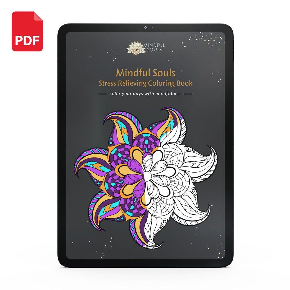 Mindful Souls – Ausdruckbares Mal-eBook