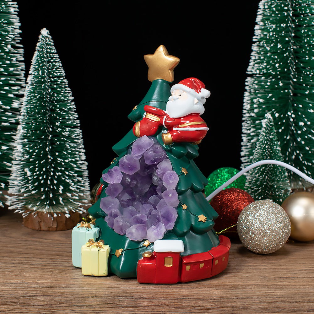 Amethyst Weihnachtsbaum Nachtlicht