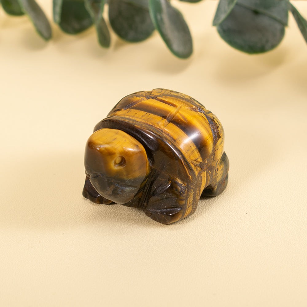 Natural Crystal Turtle Figurine