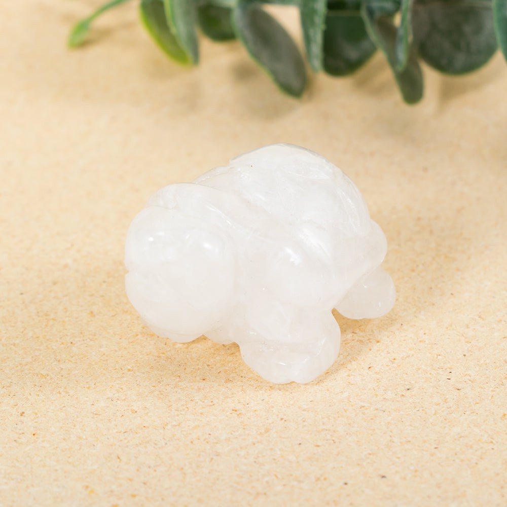 Natural Crystal Turtle Figurine