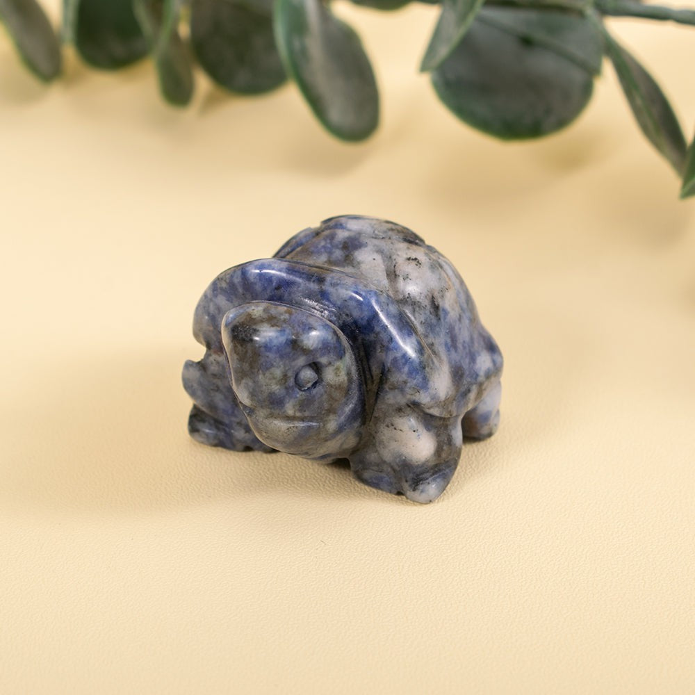 Natural Crystal Turtle Figurine