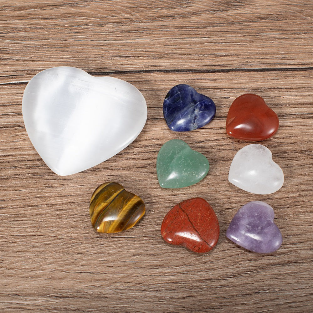 Coffret en cristal en forme de cœur
