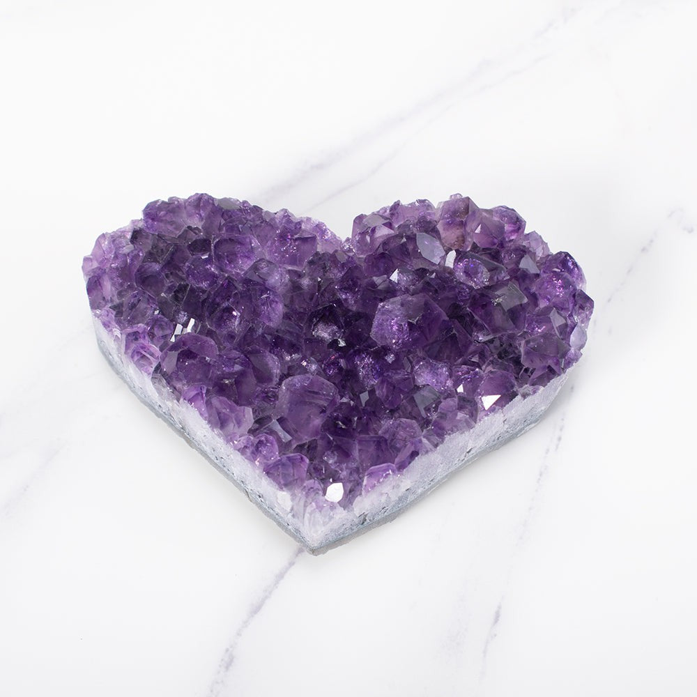 Amethyst Cluster Herz