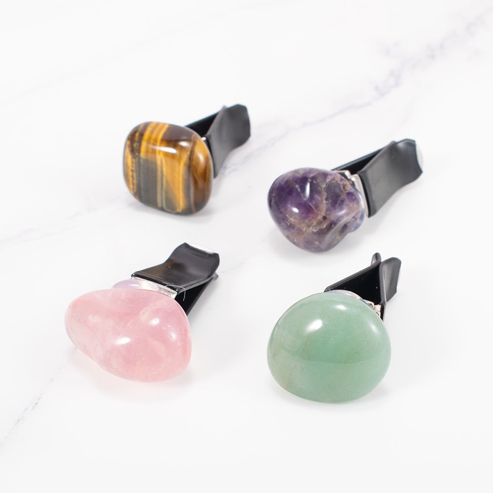 Natural Crystal Car Vent Clip