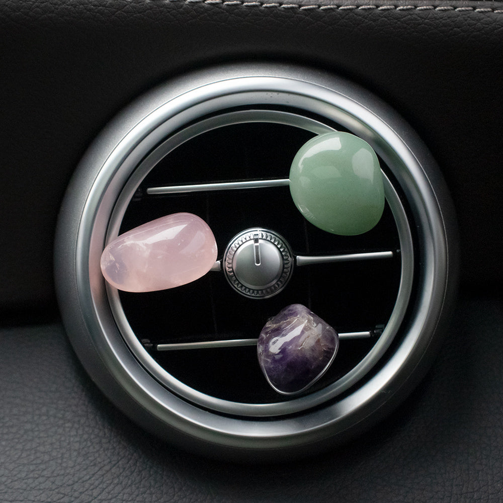 Natural Crystal Car Vent Clip