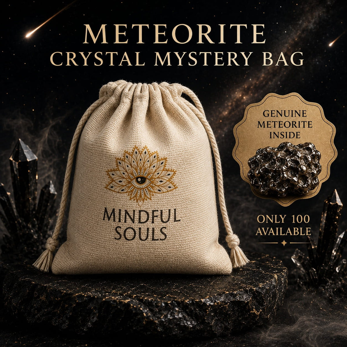 Crystal Mystery Bag – Meteorite Limited Edition
