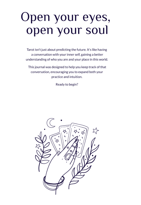 Journal de tarot imprimable : tirages, tirages et plus encore