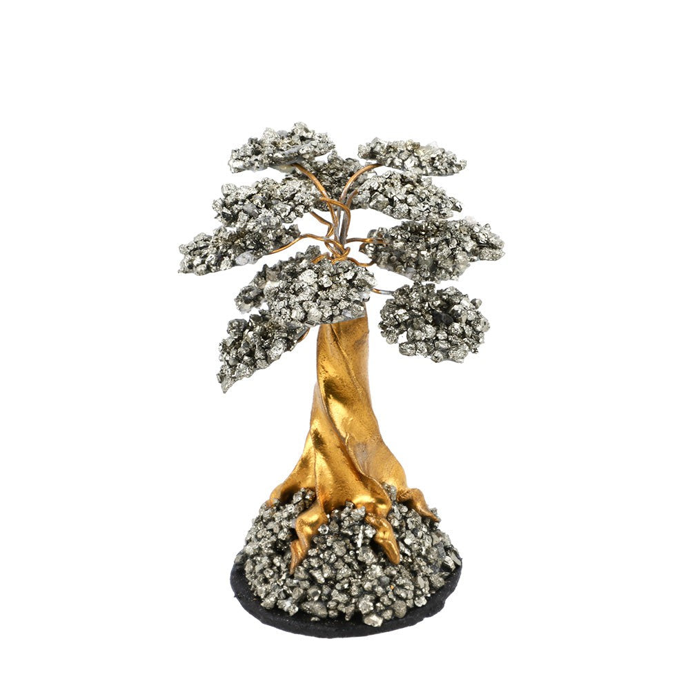 Arbre à cristaux de pyrite