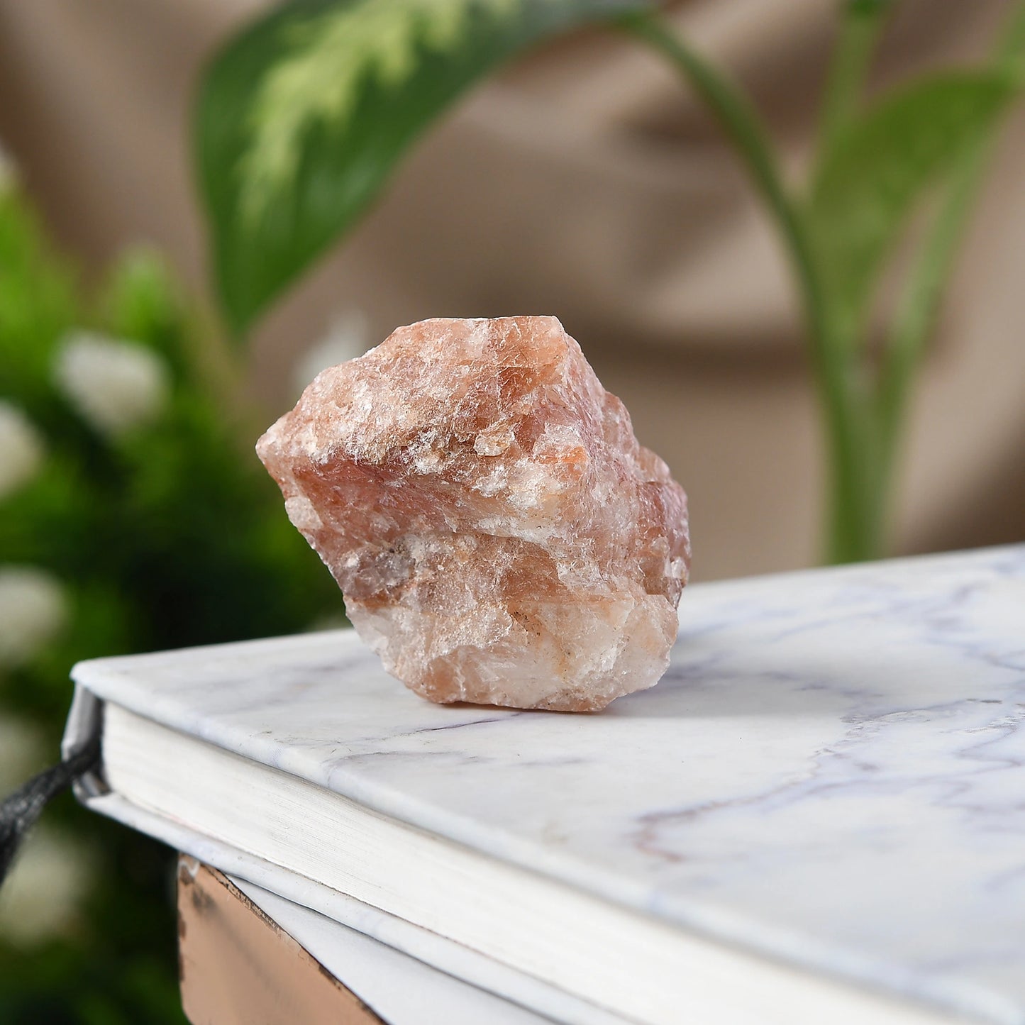 Quartz hématoïde rouge brut – La pierre de la résilience et de la motivation