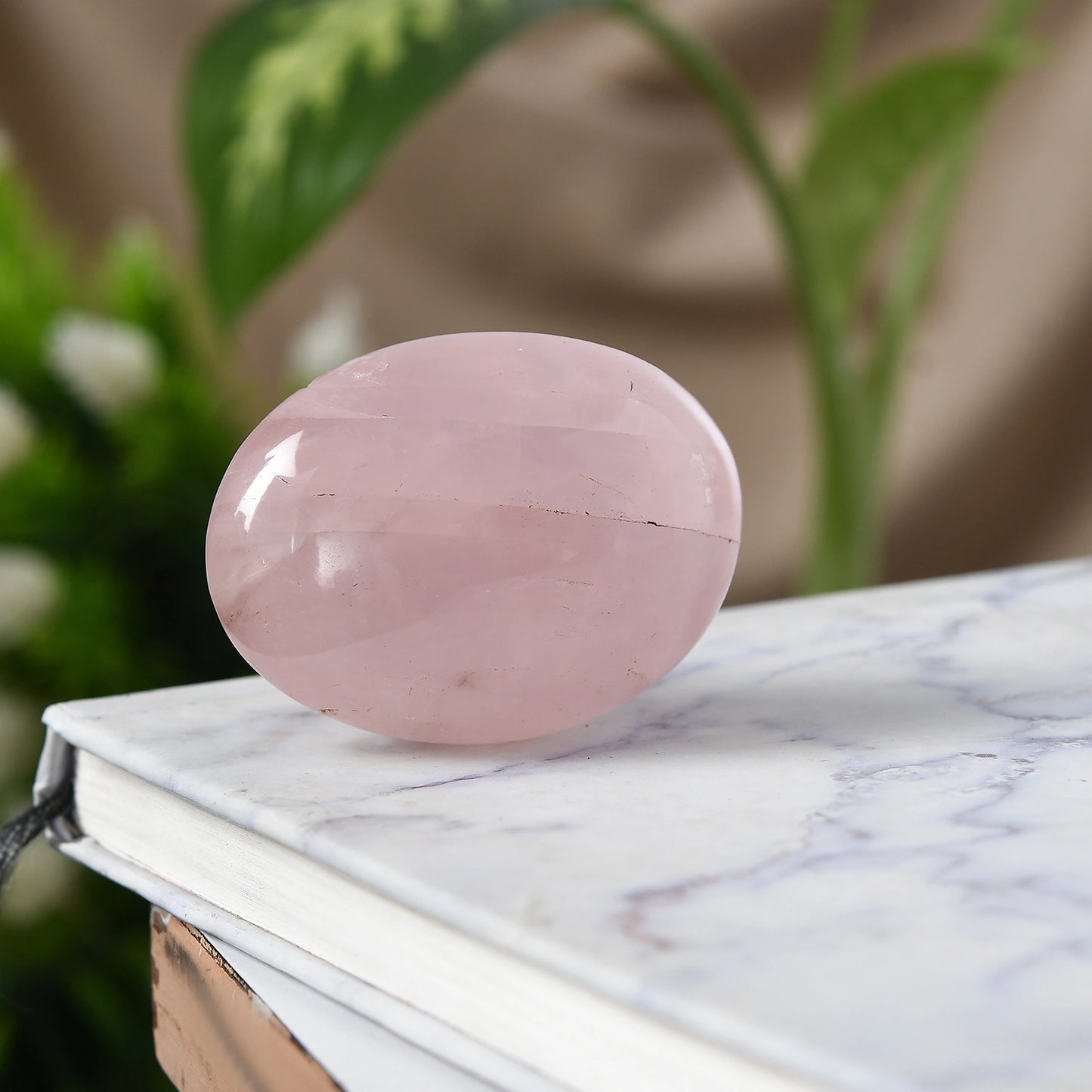 Rose Quartz Palm Stone – A Companion for Compassion
