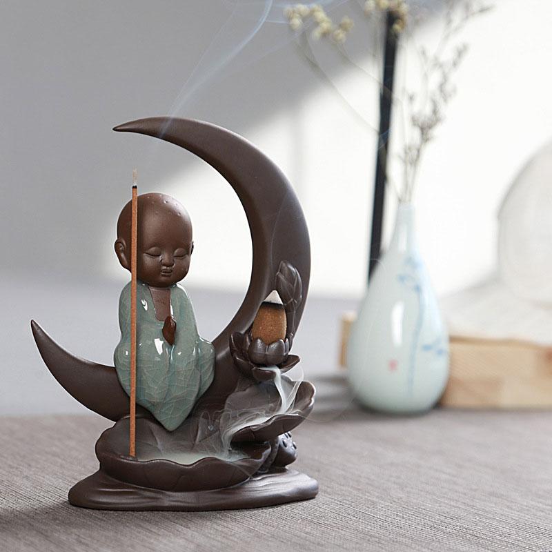 Buddha Waterfall Backflow Incense Burner
