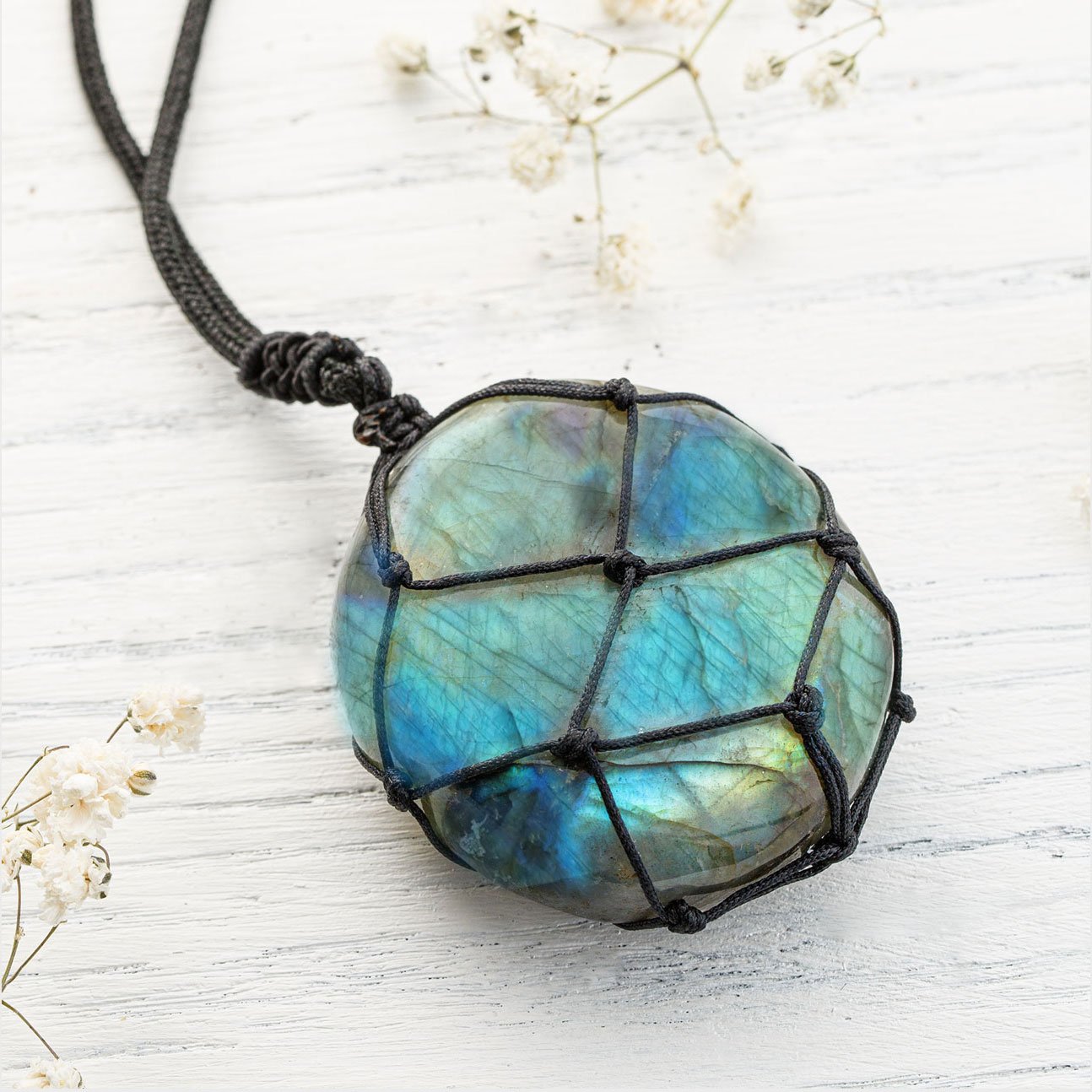 Dragons Heart Labradorite Necklace