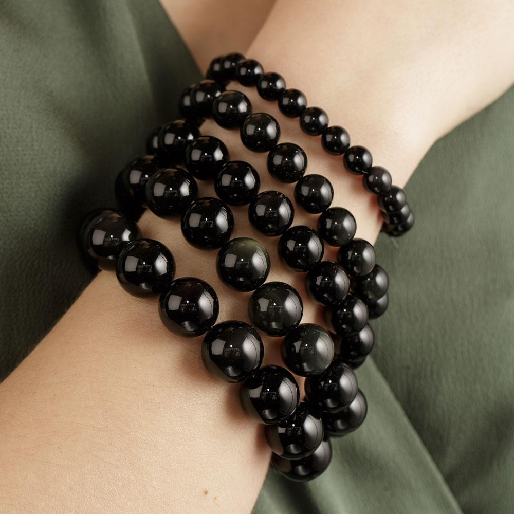 Anti-stress Rainbow Obsidian Bracelet
