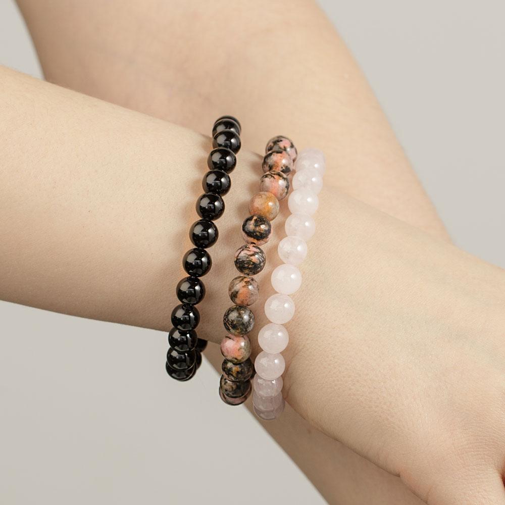 Loving Life Bracelet Set On a Wrist