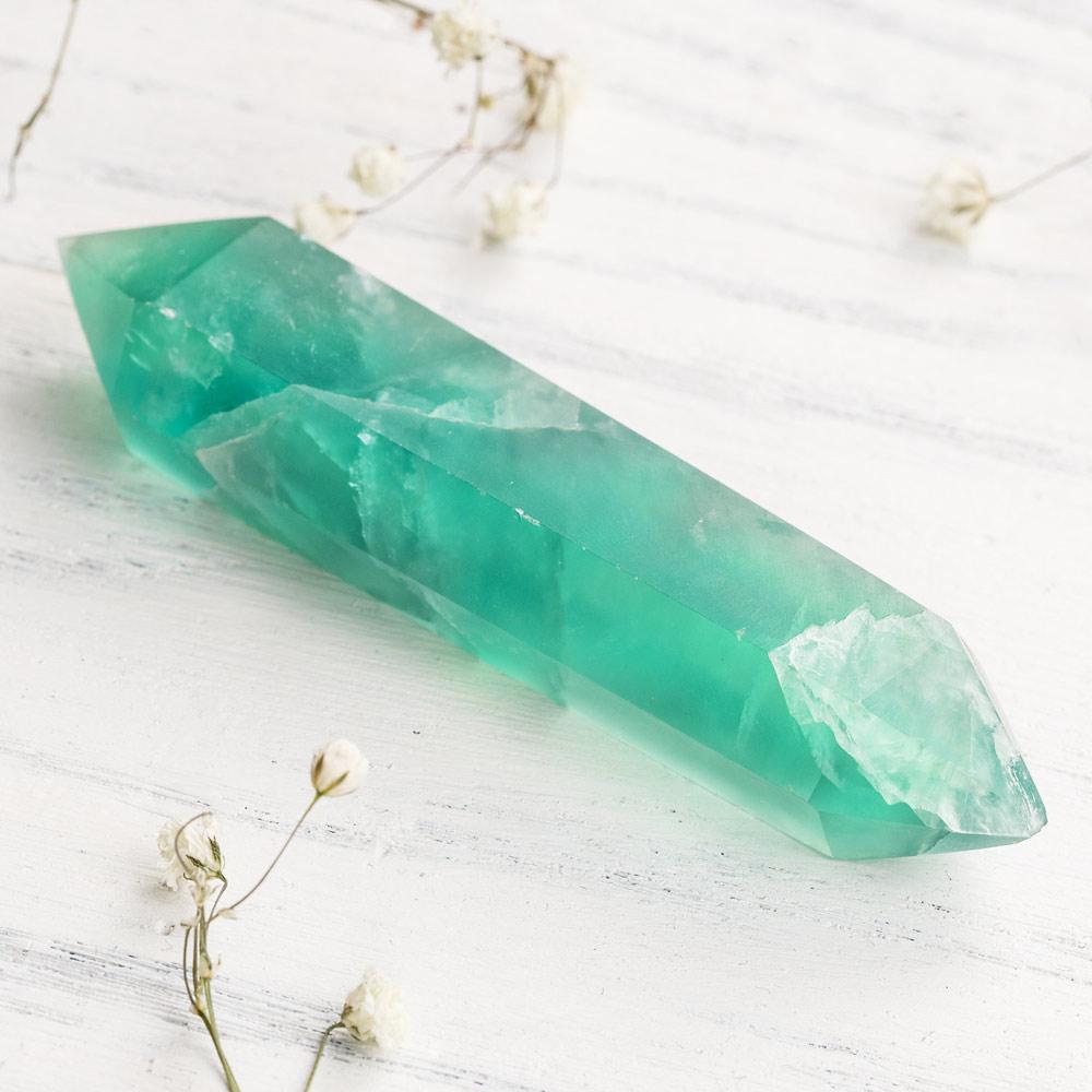 Oceanic Energy Fluorite Wand