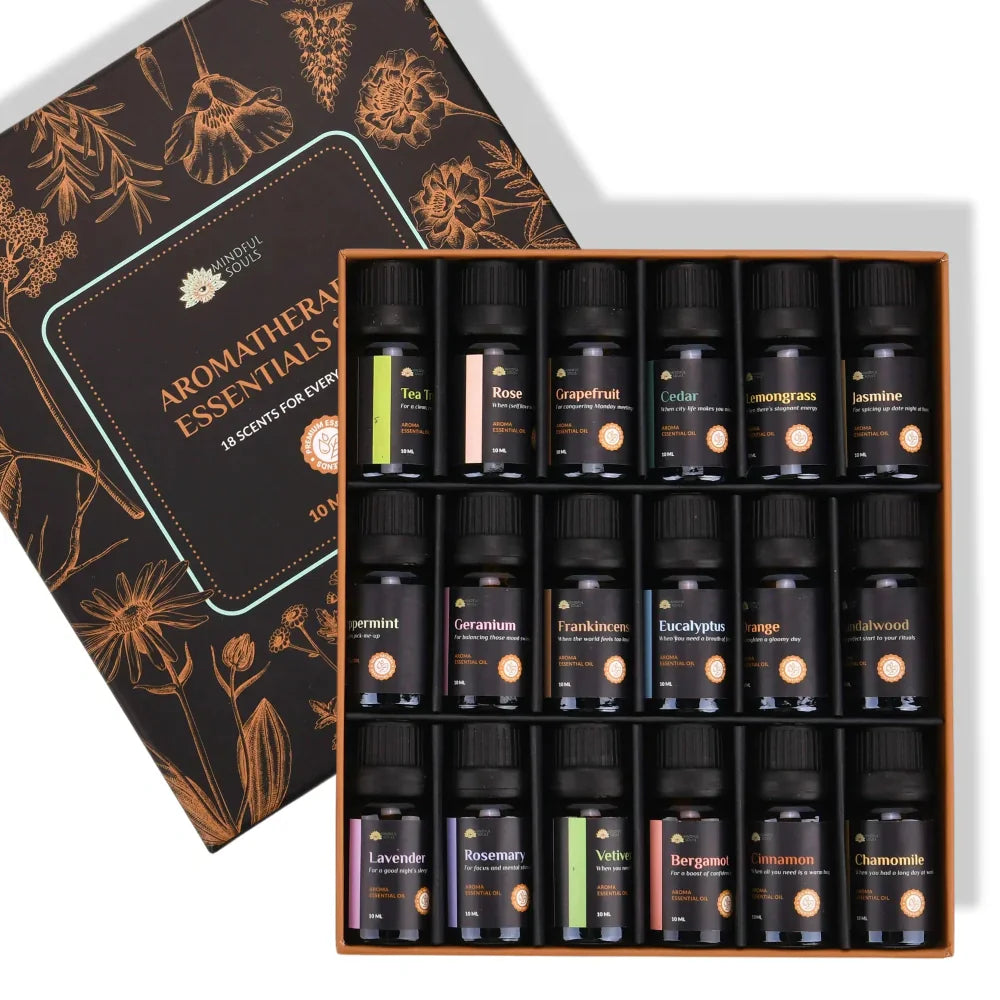 Blissful & Organic 18 Essential Oils Set
