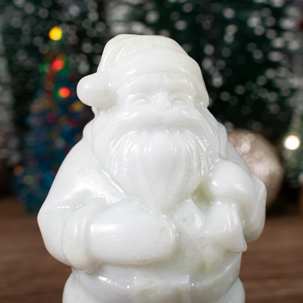 Natural Gemstone Santa Claus Figurine