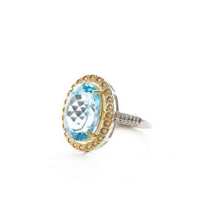 Royal Blue Topaz Ring