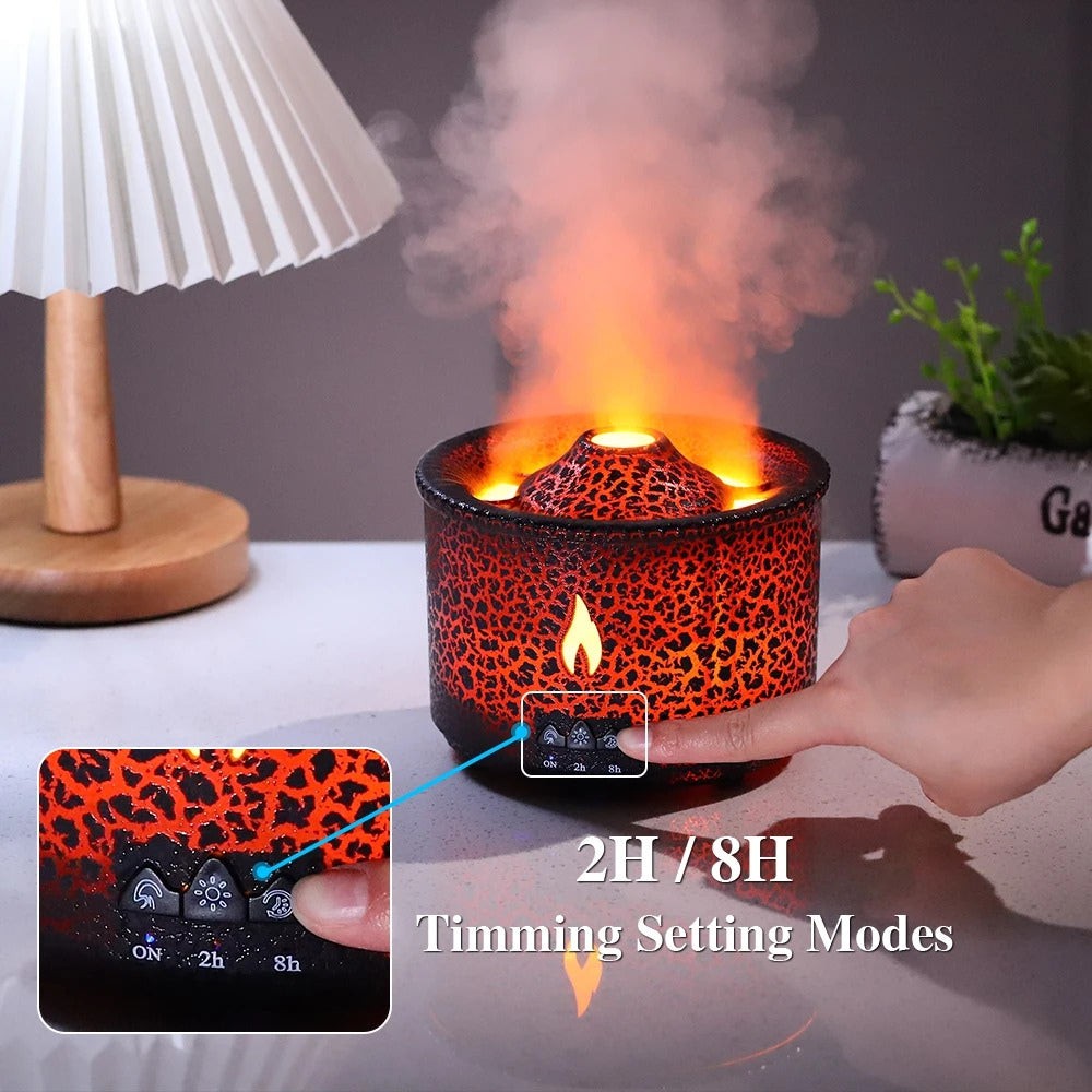 Volcano Flame Essential Oil Aroma Diffuser