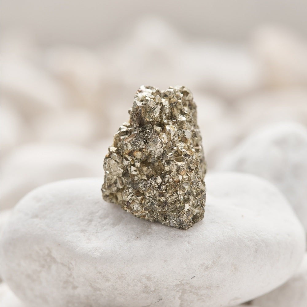 Strength Enhancing Pyrite Crystal