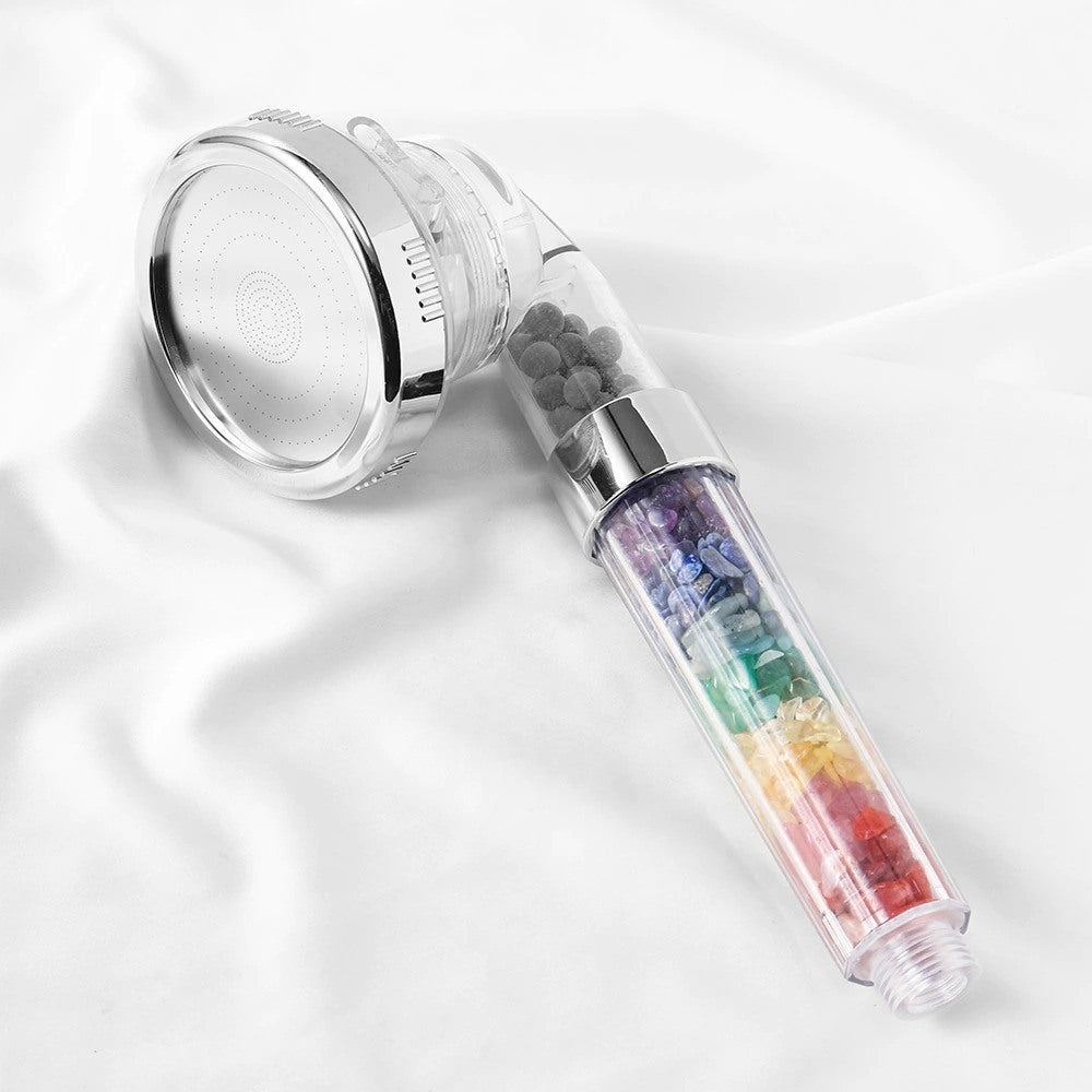 Natural Chakra Gemstones Shower Head