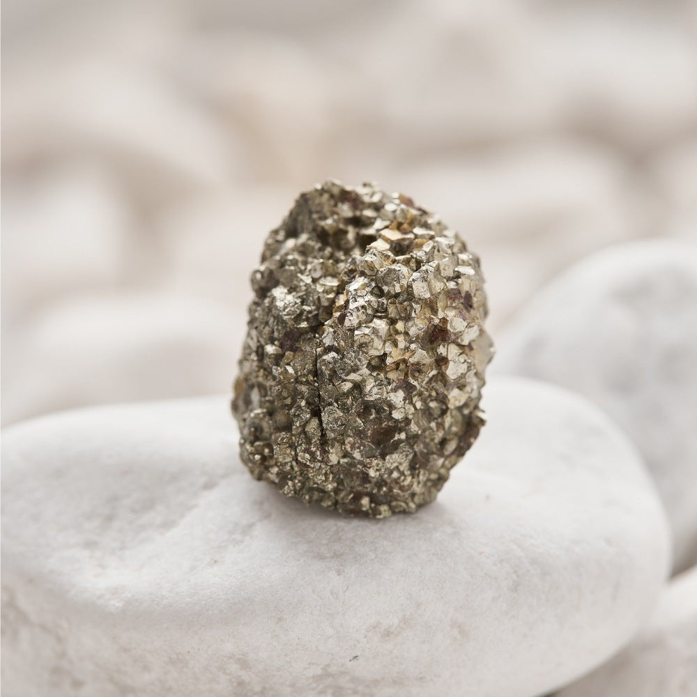 Strength Enhancing Pyrite Crystal