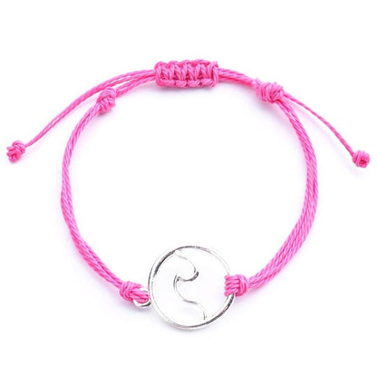 Handmade Ocean Wave Bracelet Rose