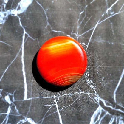 Circle Red Agate Crystal