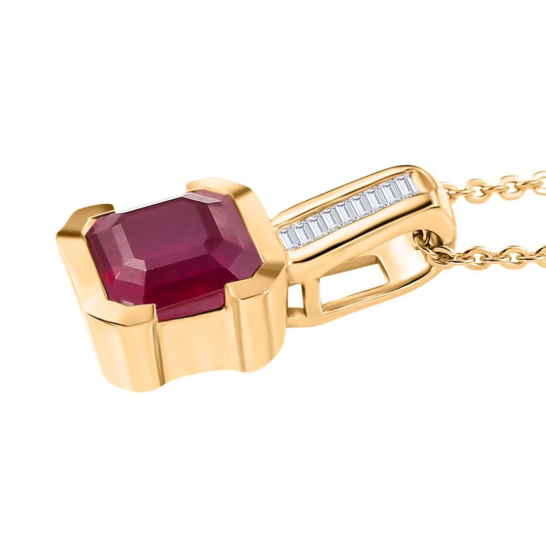 D’Joy African Ruby & Diamond Pendant - For Your Most Memorable Moments
