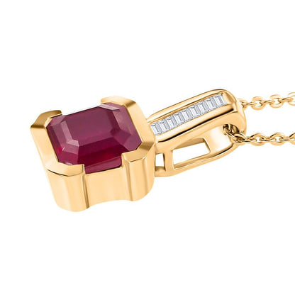 D’Joy African Ruby & Diamond Pendant - For Your Most Memorable Moments