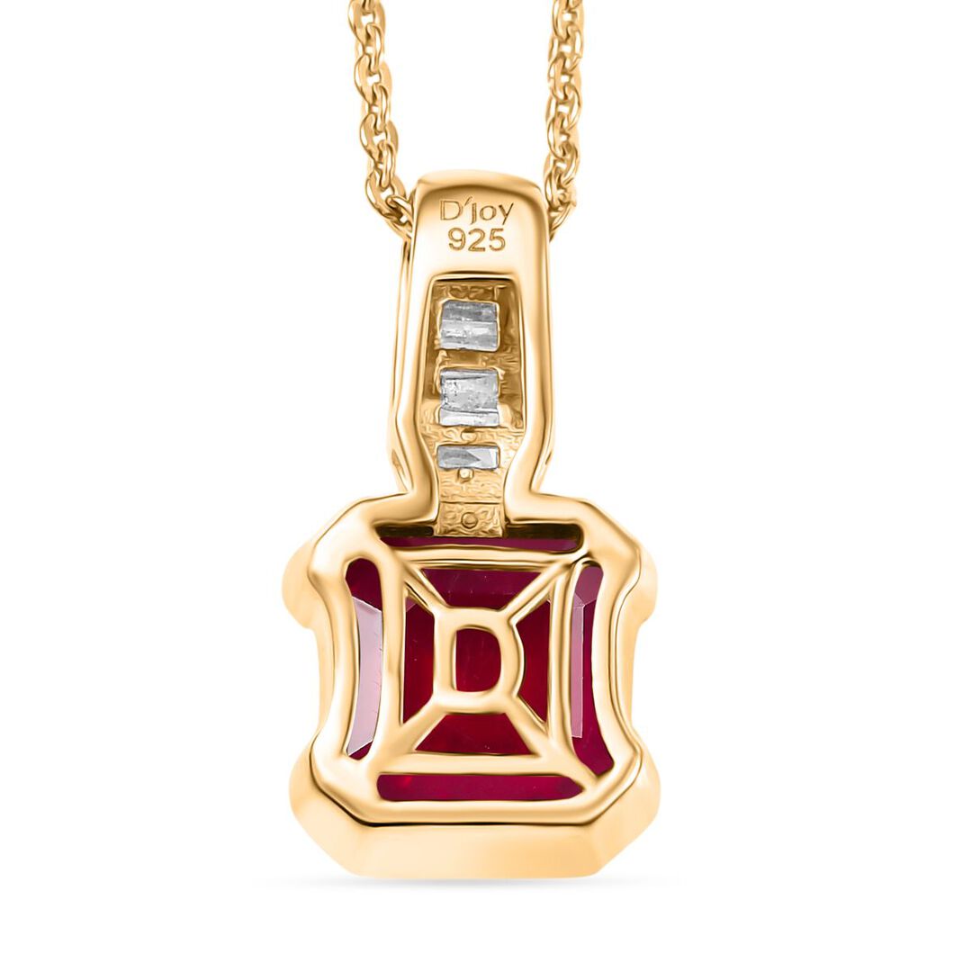 D’Joy African Ruby & Diamond Pendant - For Your Most Memorable Moments