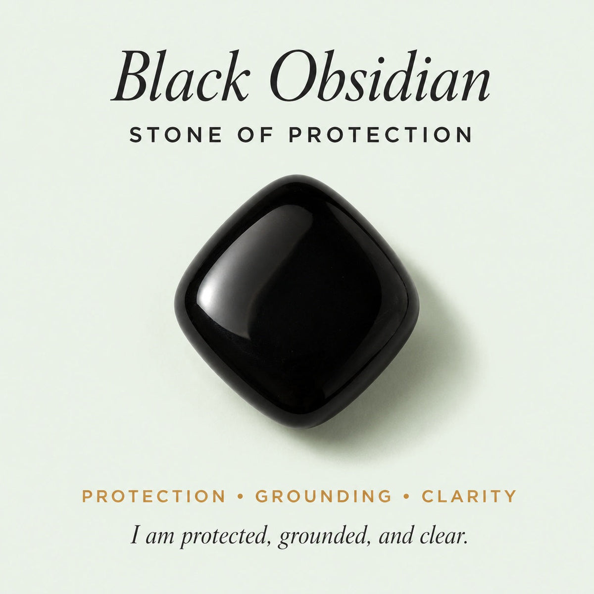 Black Obsidian Pendant – Pearl Crystal Teardrop Jewelry