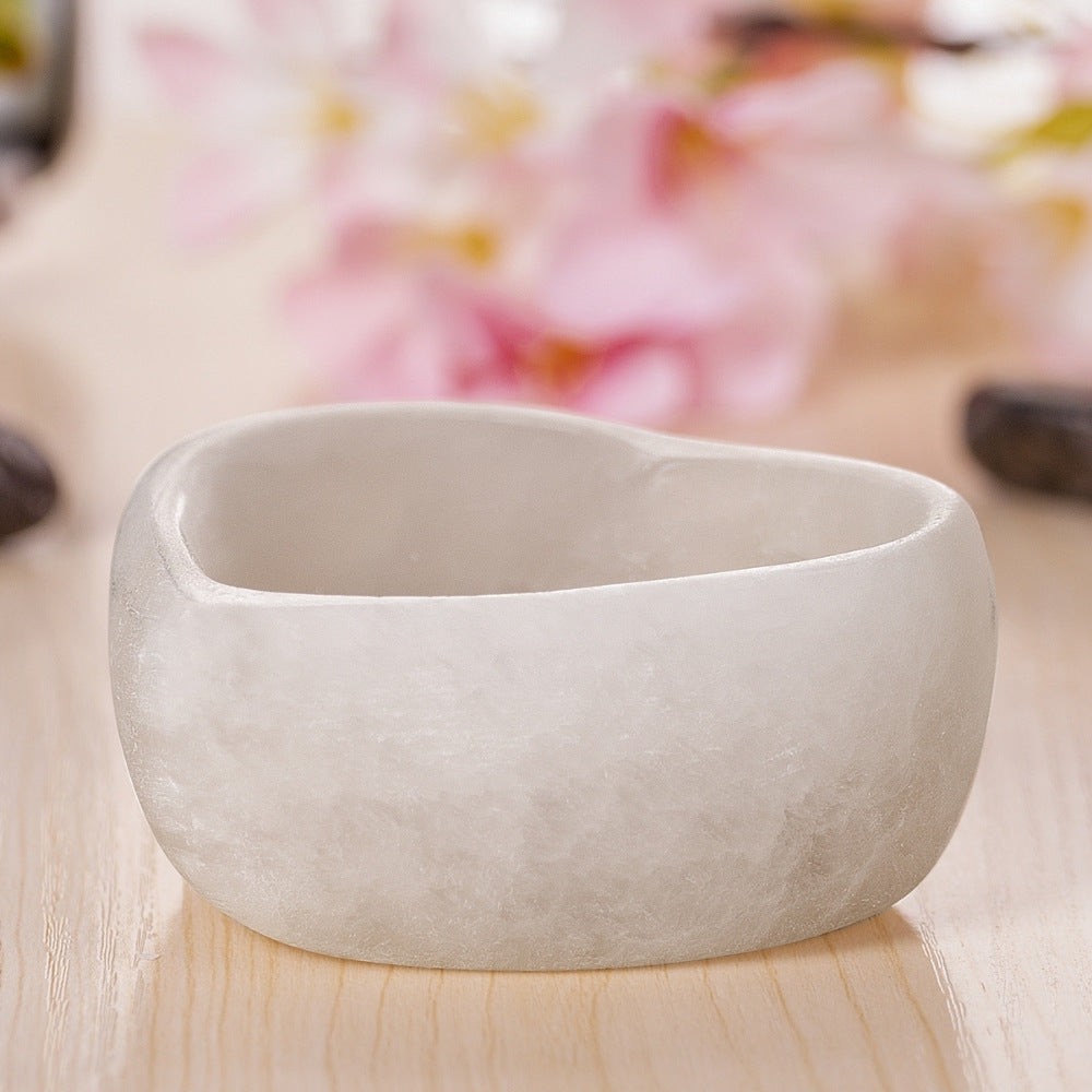 Natural Selenite Crystal Bowl