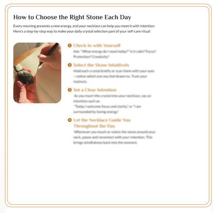 The Empowerment Guide for Your Interchangeable Gemstone Necklace