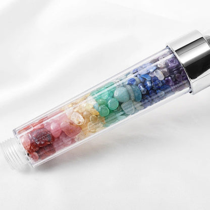 Natural Chakra Gemstones Shower Head