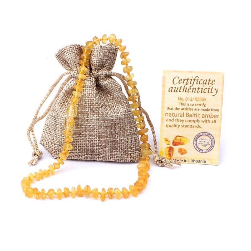 Earthy Amber Teething Necklace – Mindfulsouls Europe