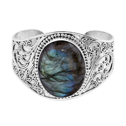 Royal Bali Labradorite Cuff - Stone of Transformation