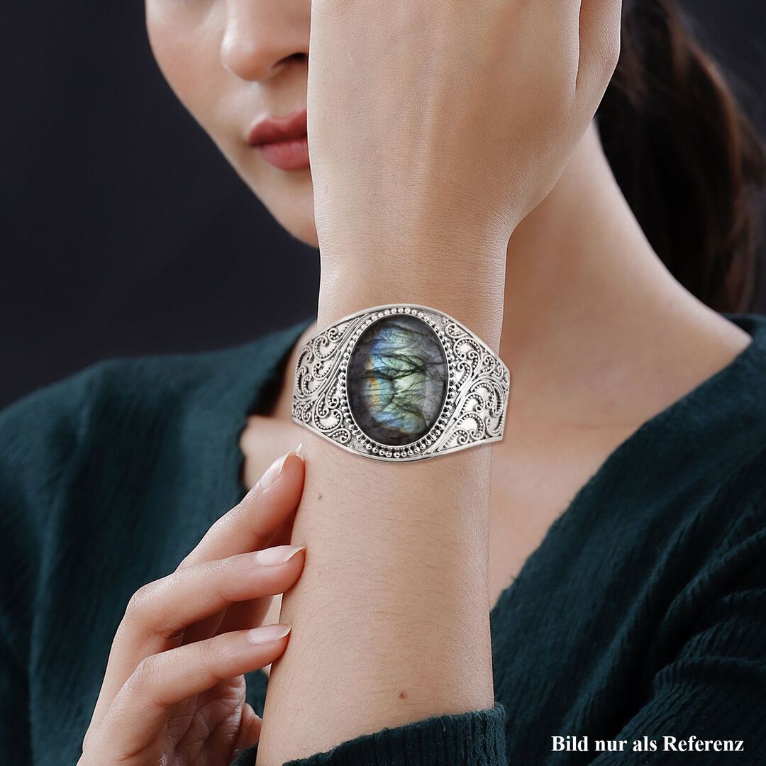 Royal Bali Labradorite Cuff - Stone of Transformation