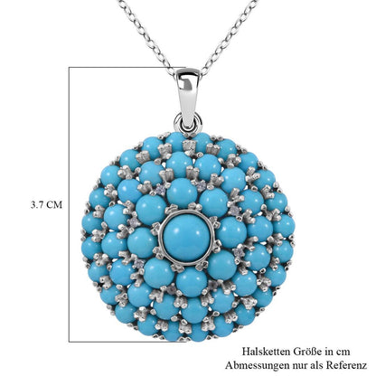 Natural Sleeping Beauty Turquoise Pendant for Inner Calm