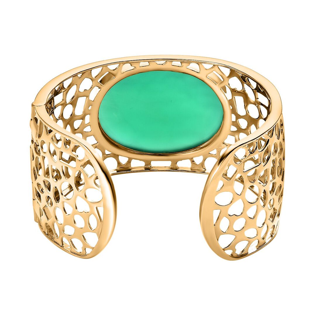 Natural Green Onyx Transformation Bangle