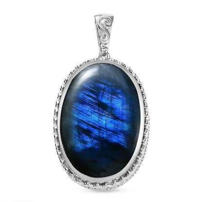 Aurora Labradorite Pendant – Light & Transformation